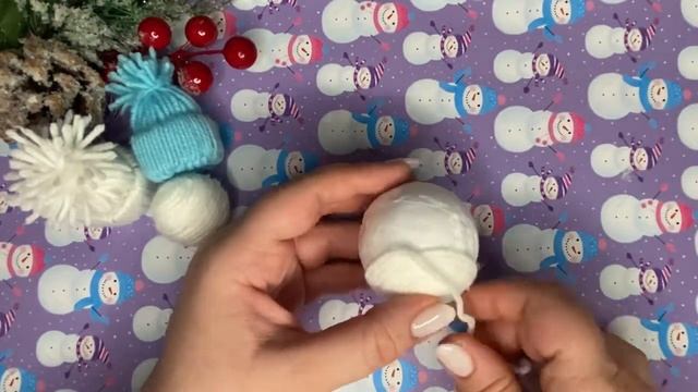 Снеговик из ниток смотреть онлайн