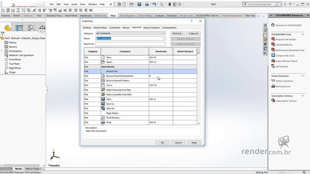 4 - Manipulating Menus and Toolbars | SolidWorks 2018 Part смотреть онлайн