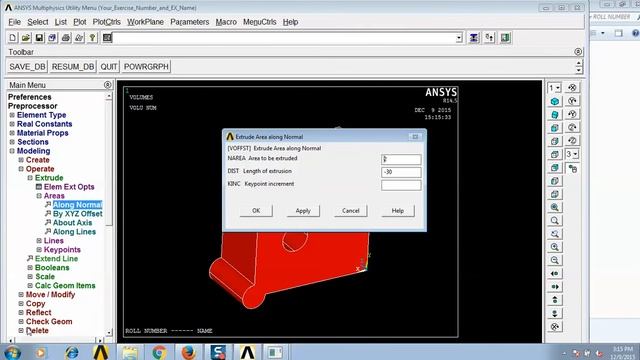 ANSYS Classic Basic Modeling tutorial смотреть онлайн