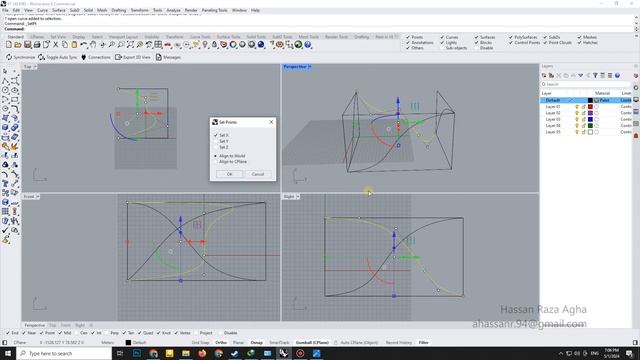 RHINO 8 - PARAMETRIC MODELING | Surface from 2,3 or 4 Curves + Paneling Tools смотреть онлайн