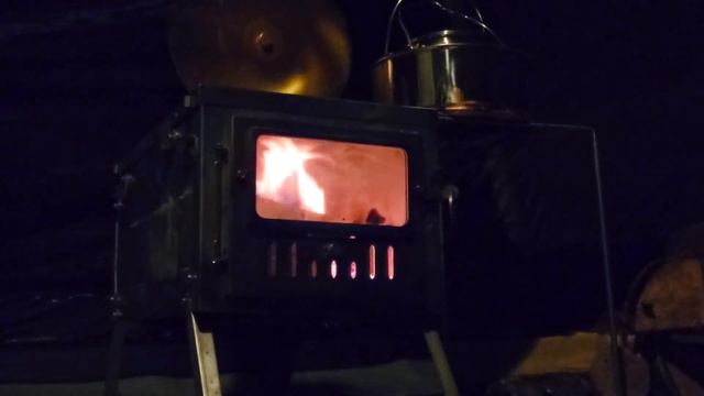 Hot Tent Camping Pomoly T1 Stove. смотреть онлайн