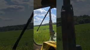 ЮМЗ работа на тракторе.