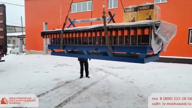 Отправка формовочного стола для производства стеклопластиковых настилов в Нижний Новгород смотреть онлайн