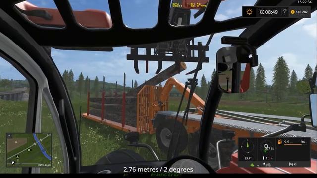 Farming Simulator 2017( G25,trackir 5,cobra M5) карта Сосновка смотреть онлайн