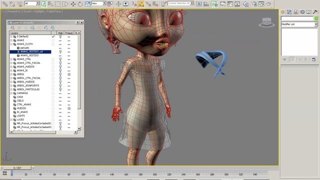 3D max CLOTH SIMULATION TUTORIAL by javier porcel 1-2 смотреть онлайн