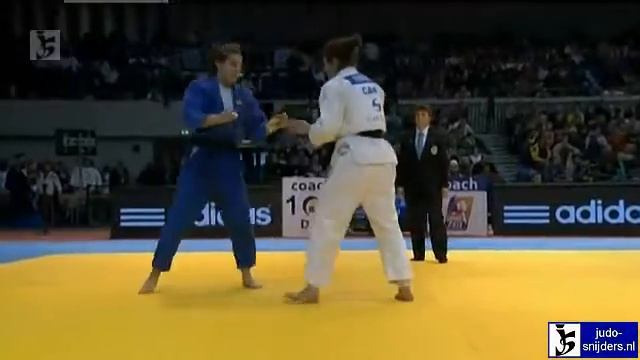 Judo 2013 Grand Prix Dusseldorf: Roberge (CAN) - Steenhuis (NED) [-78kg]