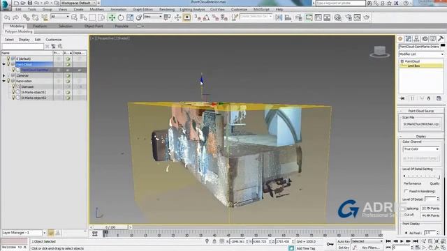 Autodesk 3ds Max 2015 Point Cloud Support смотреть онлайн