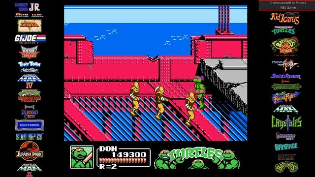 TMNT 3 Mini boss fight - Bad soldier (Mihase Cover NES) #nes #8bit #Mihase #dendy #retrogaming смотреть онлайн