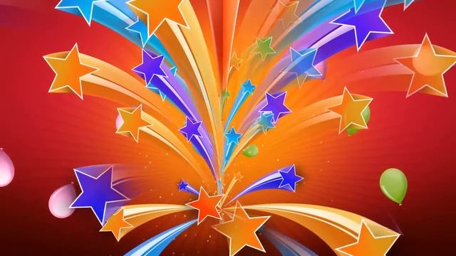 Футаж Салют из звёзд Salute from the stars смотреть онлайн