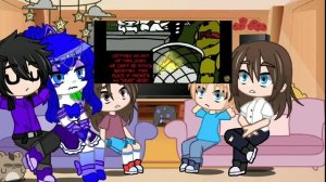 Реакция персонажей комикса "Спрингтрап и Делия" на видео. Типо моя AU.