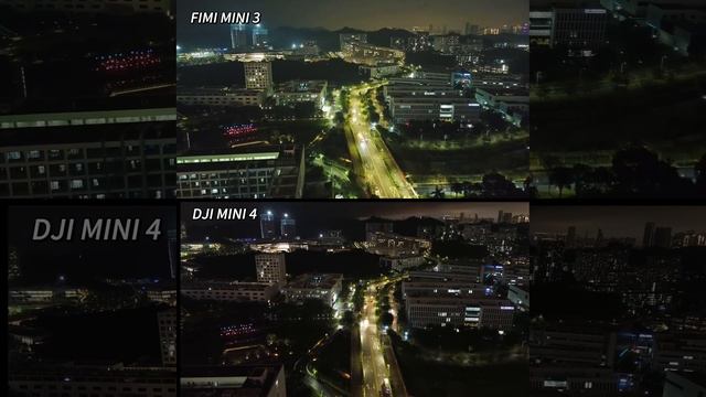 Fimi mini 3 VS dji mini 4 pro night video comparison смотреть онлайн