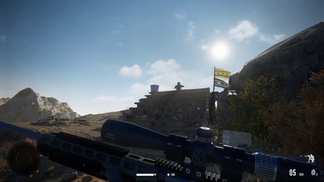 Sniper Ghost Warrior Contracts 2, показ с обзором графических возможностей с устранением врага,PC**