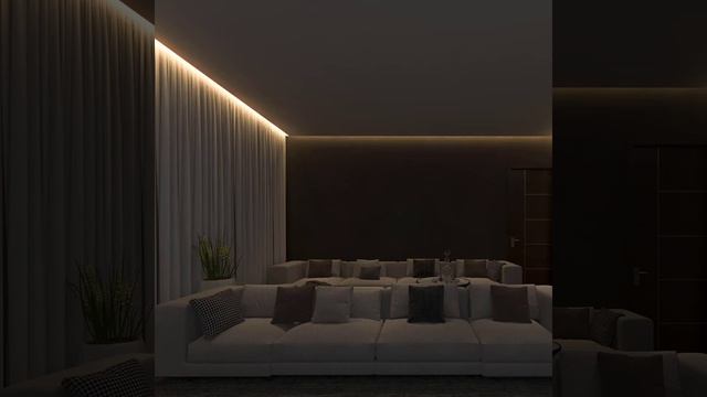 DARK THEME INTERIOR #archicad #3dexterior #home#vray #office #kitchen смотреть онлайн