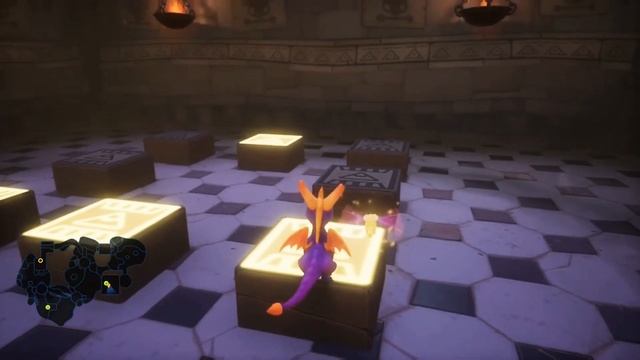 Spyro Reignited Trilogy - Spyro 2 Ripto's Rage - How to complete, Yellow Block Puzzle (Xbox One) смотреть онлайн