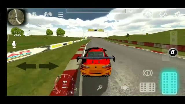 Car Parking Multiplayer BMW M8 driving on the track смотреть онлайн