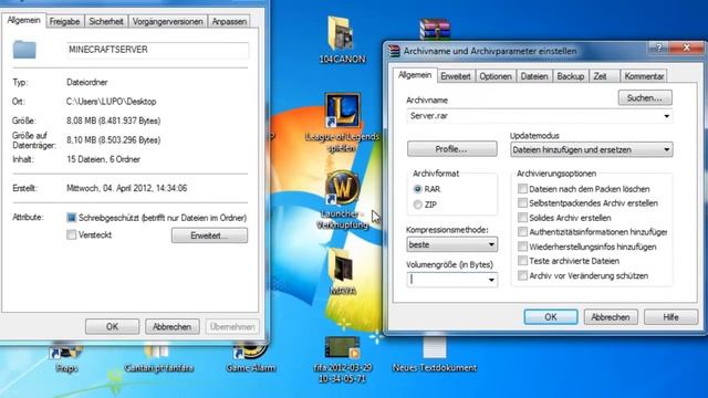 HOW TO: Mit Winrar Ordner/Datei in einzelne Parts aufteilen - HD - 2012 - Tutorial - Deutsch - rar смотреть онлайн