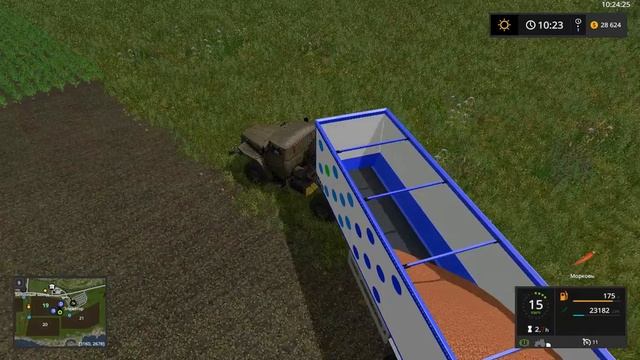 УБОРКА МОРКОВИ Farming Simulator 2017 смотреть онлайн
