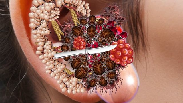Surgeon Simulator 2 - 2d Deep Cleaning Animation | ASMR Removal Black Insect Infected On Face