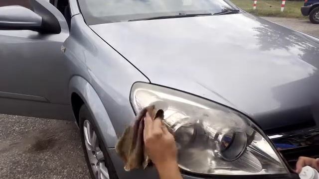 Opel Astra h III trzeciej generacji restauracja klosza reflektora смотреть онлайн