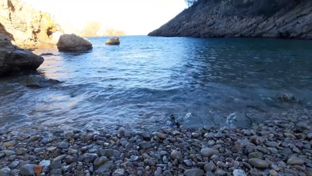 SONIDOS DEL MAR Mediterraneo.Sounds of the sea.Relaxing video😍Costa de España #travel#relaxing смотреть онлайн