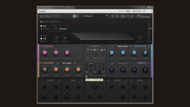IZotope - VocalSynth (review)