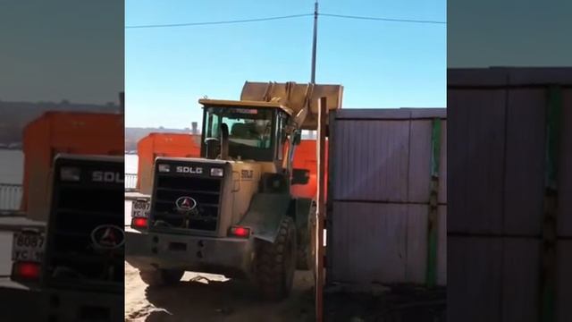 Фронтал SDLG в работе смотреть онлайн