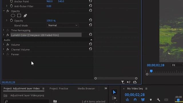 Adjustment Layers | How To Add Single Effect On Multiple Layers Or Clips | Premiere Pro 2023