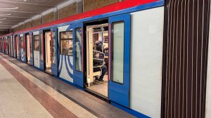 Поездка на составе 81-765.4 "Москва 2019" по Сокольнической линии (12.05.2023)