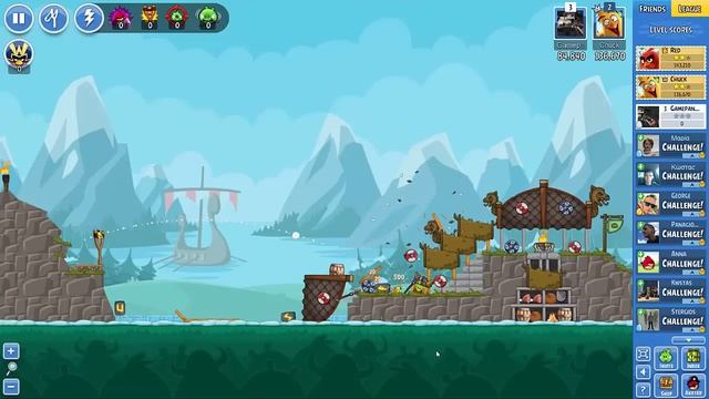 Angry Birds Friends Vikings Tournament Level 1 Week 211 Highscore Walkthrough June 02 2016 смотреть онлайн