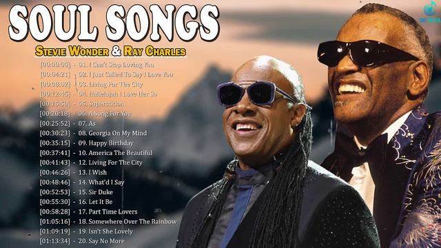 Ray Charles, Stevie Wonder Greatest Hits - Soul Music Playlist 2022 - Best Soul Songs Of All Time