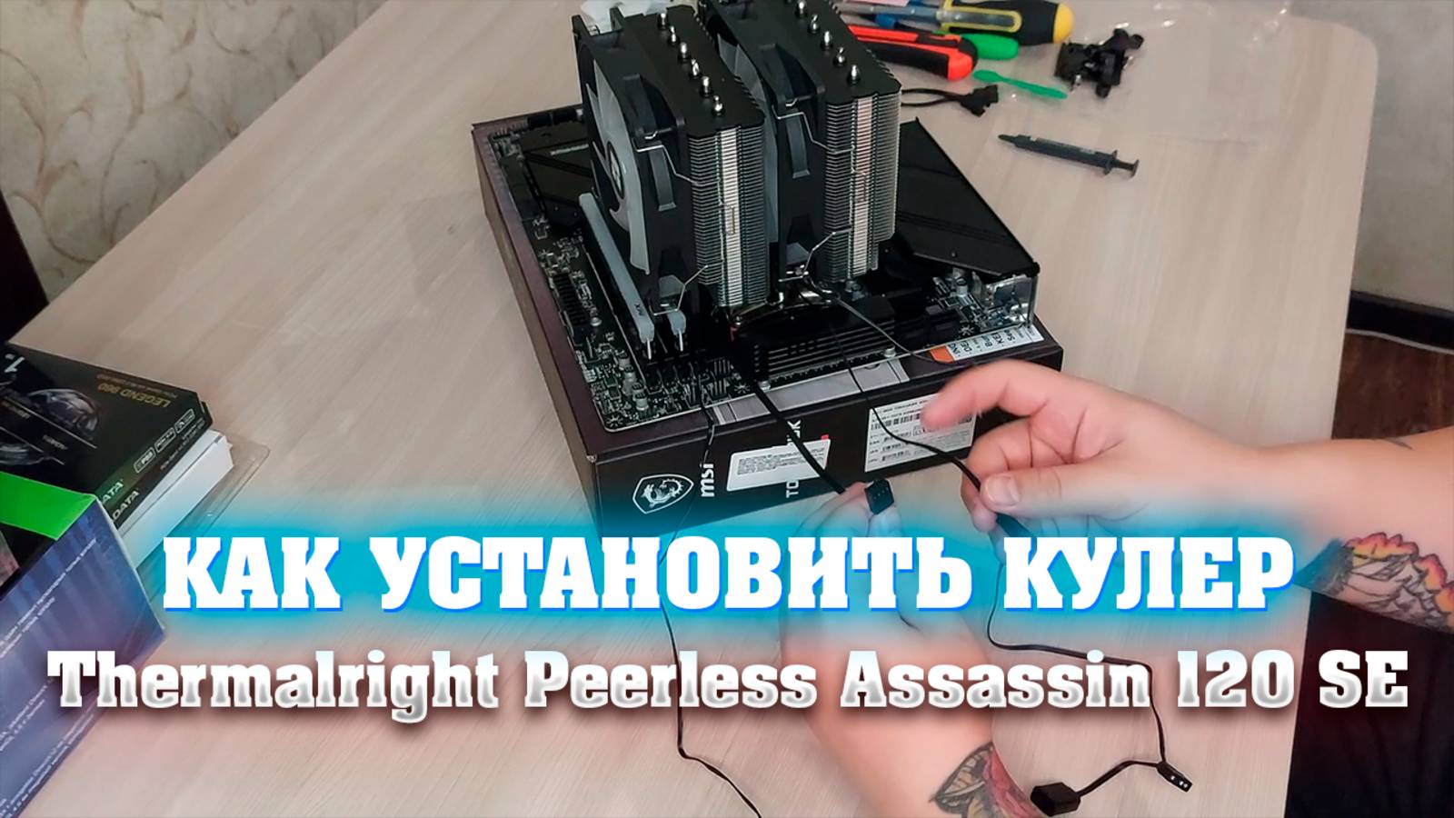 Самый лучший кулер - Thermalright Peerless Assassin 120 SE. Как установить кулер на процессор AM5. смотреть онлайн