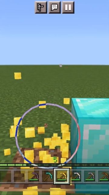 Кирки ломают свои же блоки! #подписка #minecraft #лайк #mine 1000 подписчиков