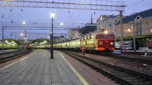 Отправление пассажирскго поезда №348 сообщением Красноярск – Северобайкальск