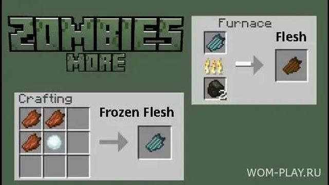 Скачать мод Zombies More 1.20.1 смотреть онлайн