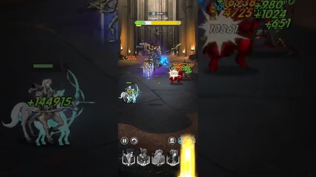 Mythic Heroes - Boss Anubis (11-40)After Several Attempts Finally #mythicheroesidlerpg #mythicheroe
