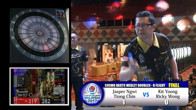DARTSLIVE OPEN 2017 MALAYSIA - COSMO DARTS MEDLEY DOUBLES B FLIGHT FINAL смотреть онлайн