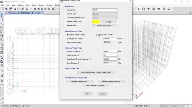 9) ETABS C30 Betonun Tanımlanması, FK Akademi смотреть онлайн