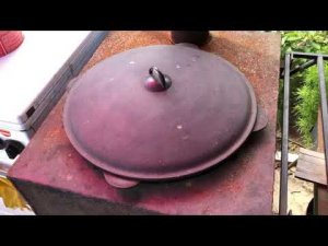 Печь для казана 12 литров своими руками.