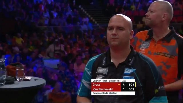2019 Brisbane Darts Masters Quarter Final Cross vs van Barneveld смотреть онлайн