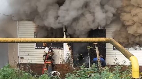 Пожар. Власиха. 08.10.2013