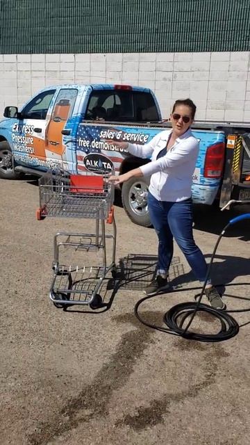 Express Pressure Washers On Site & Sanitizing With Alkota 311 Steamer