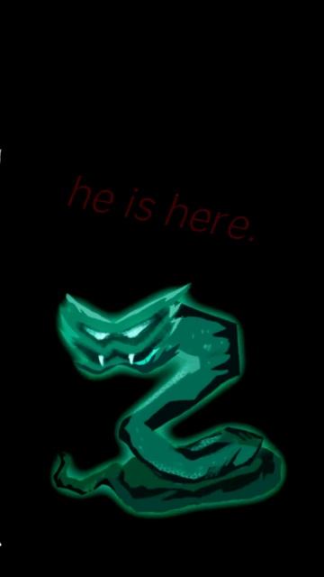 Halloween - Snake - змея шипящая футаж