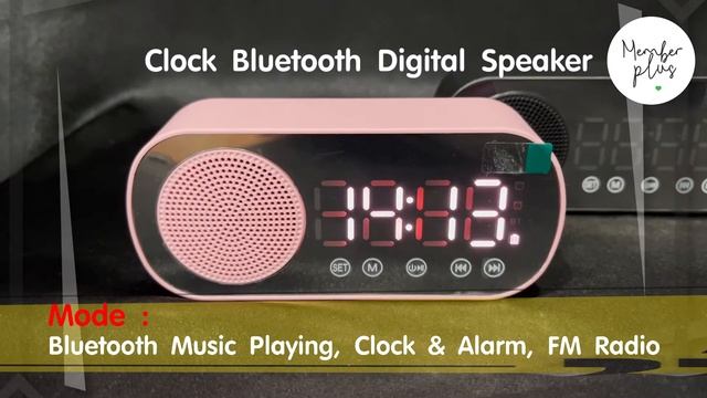 Clock Bluetooth Digital Speaker