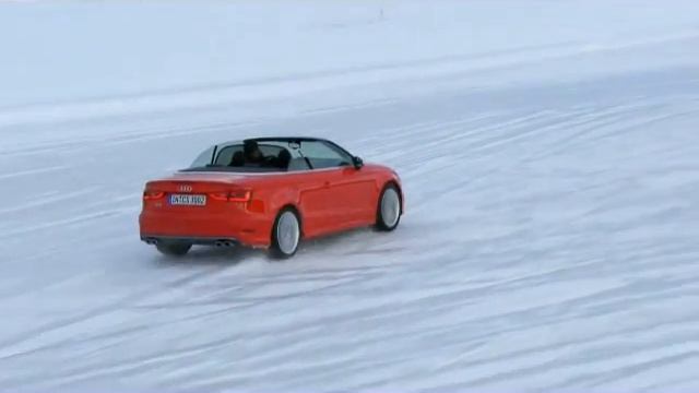 Audi S3 Cabriolet Ice Driving смотреть онлайн