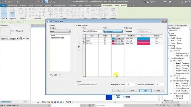 6.14 Pipe Legend - Revit MEP 2021- Hindi смотреть онлайн