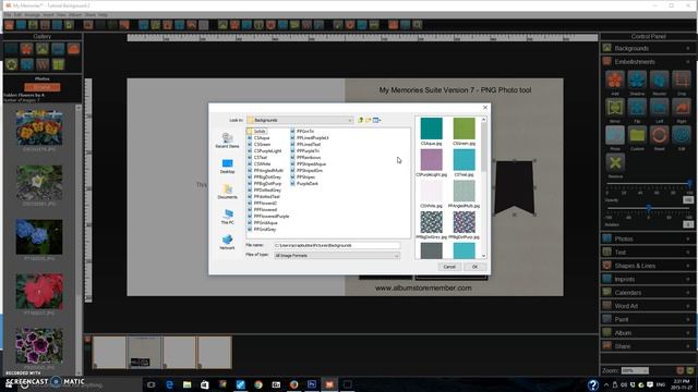 My Memories Suite VS 7 Paper to PNG shapes смотреть онлайн