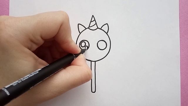 Как нарисовать чупа-чупс единорог смотреть онлайн