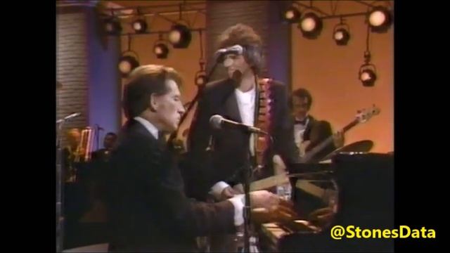 Keith Richards And Jerry Lee Lewis LITTLE QUEENIE US TV 1983