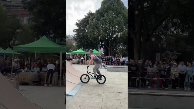 Выступления Российской BMX команды на шоу в Китае, провинция Юньнань, город Сисянь смотреть онлайн