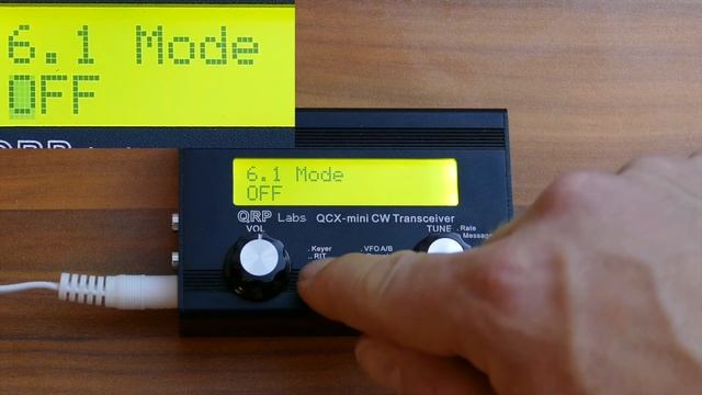 QCXmini setup WSPR beacon without connected GPS смотреть онлайн
